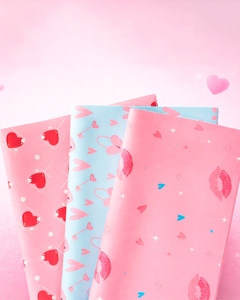 Papel coreano para flores san Valentín