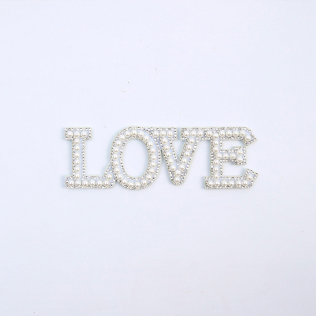 Parche de letras con imitación perla san Valentín | Accesorios Florales