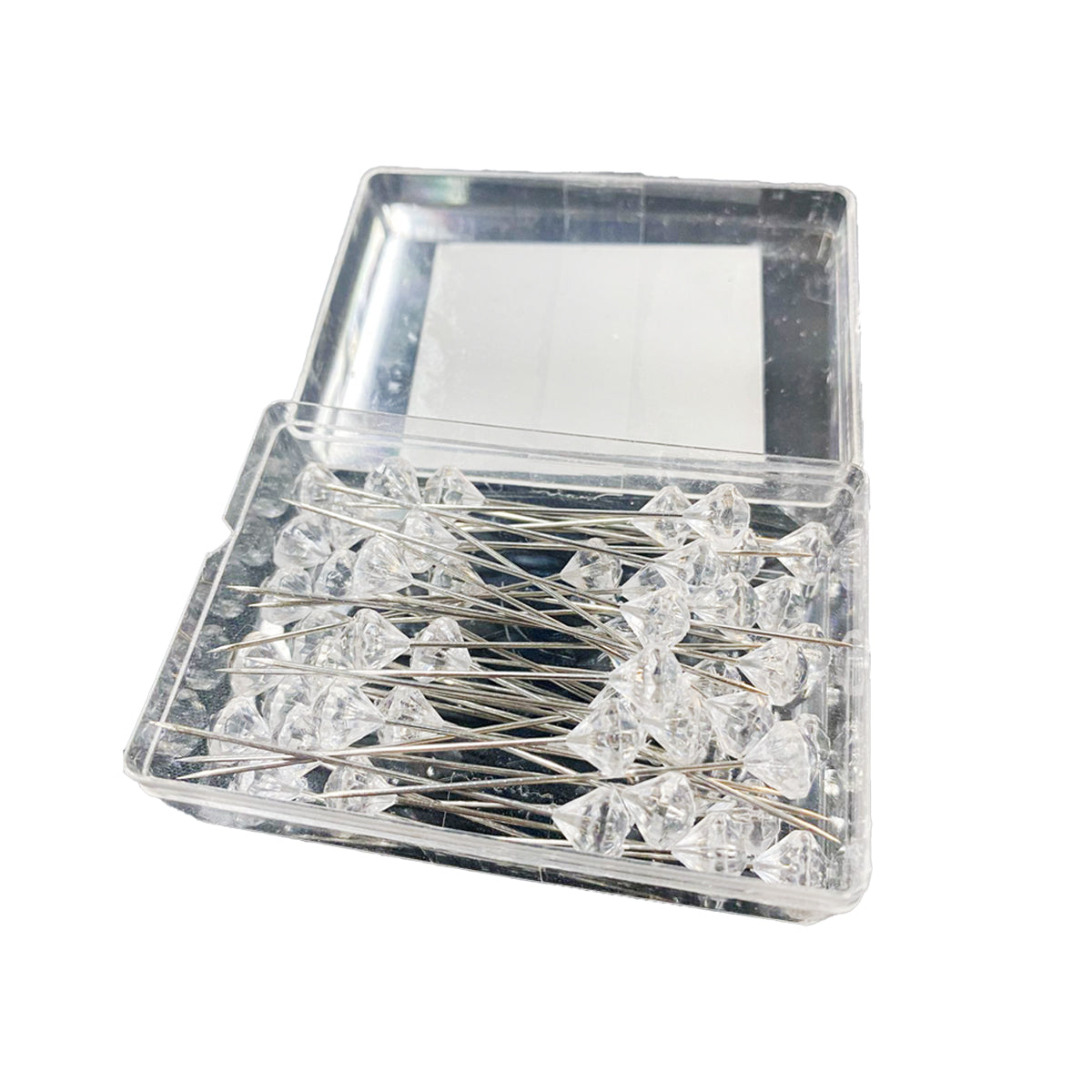 alfileres tipo diamantes para flores