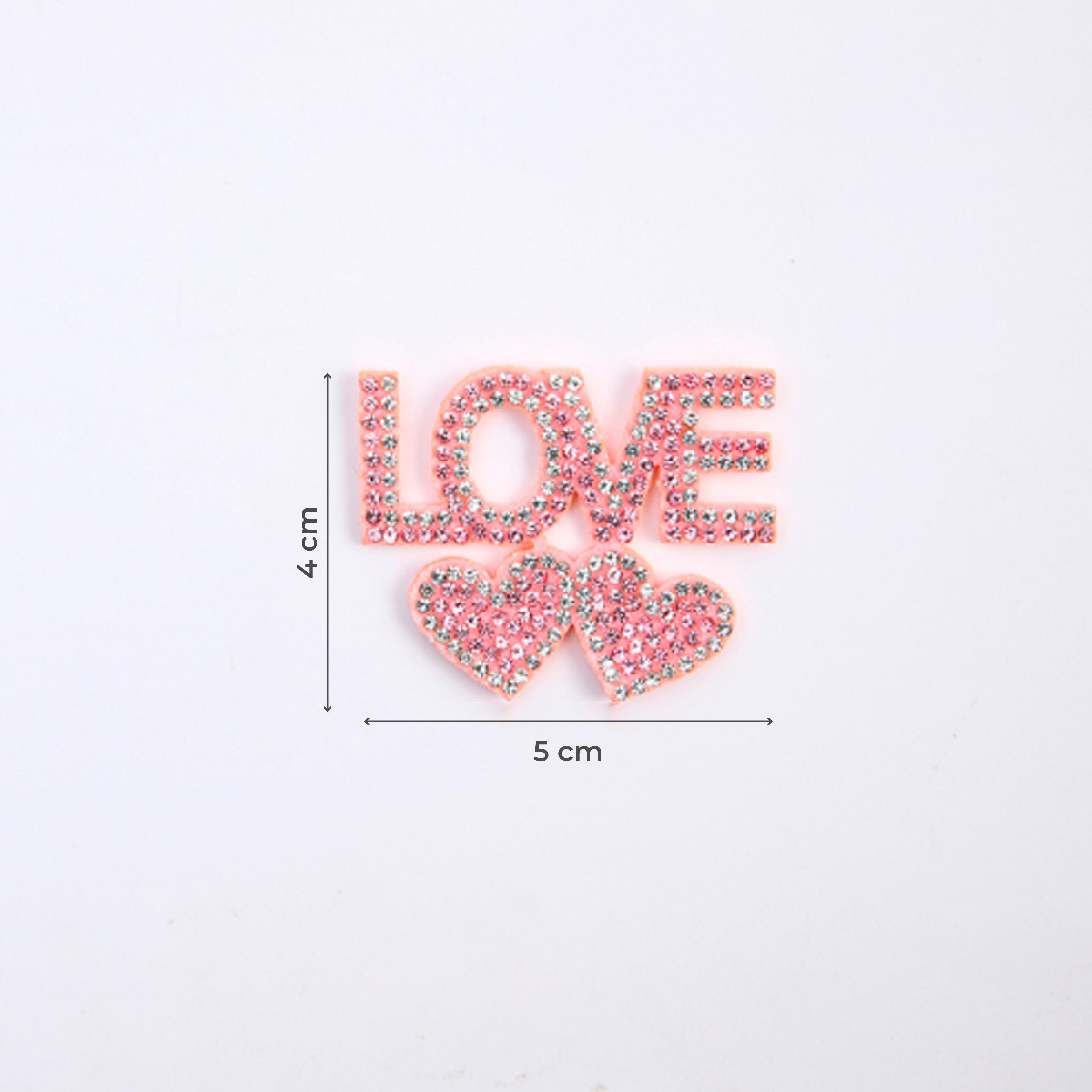 Parche de letras con imitación perla san Valentín | Accesorios Florales