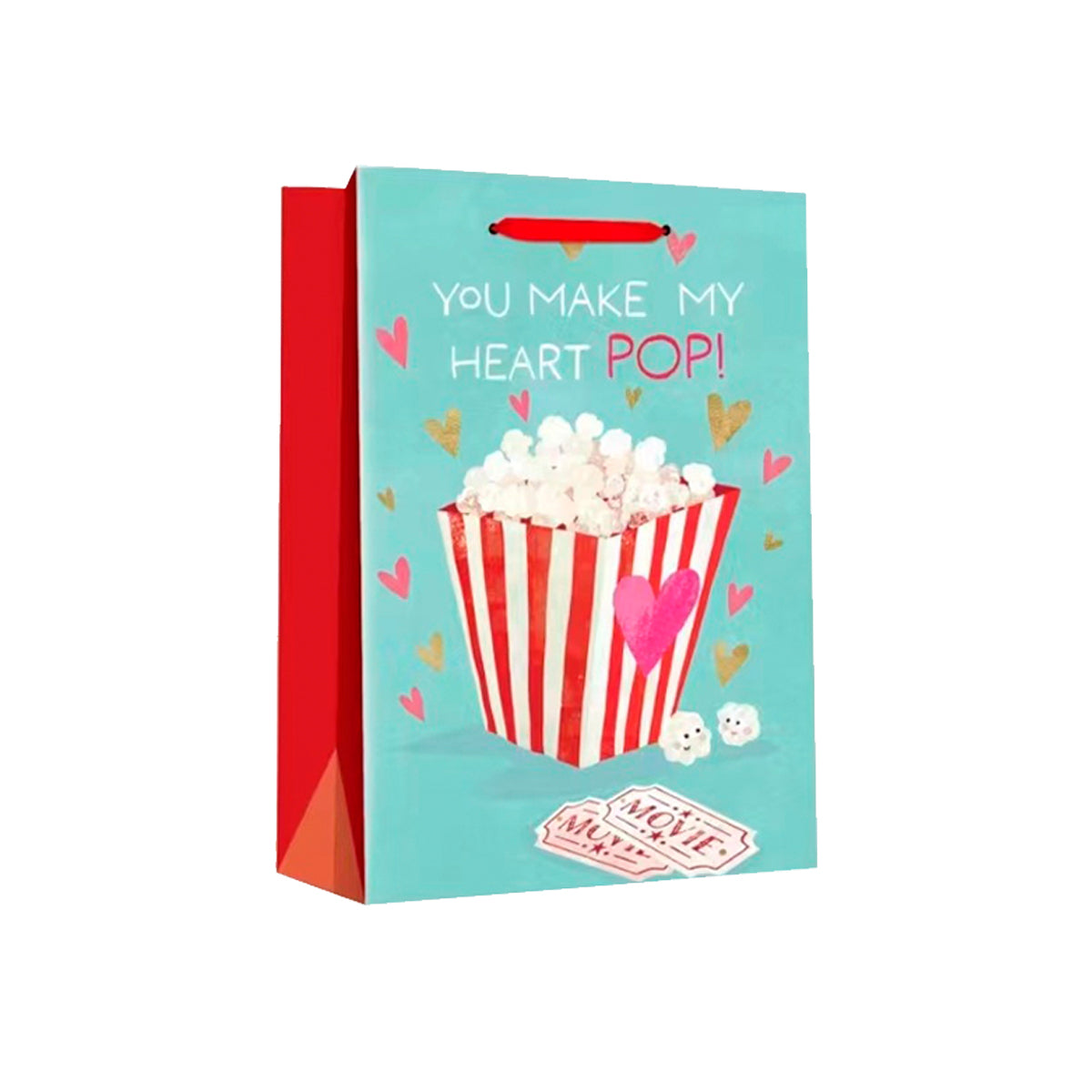 Bolsa para regalo San Valentín mediana | Paq. 12 bolsas | Bolsa para regalo