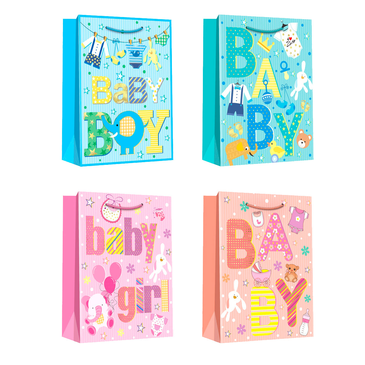 BOLSAS DE REGALO PARA BABY SHOWER