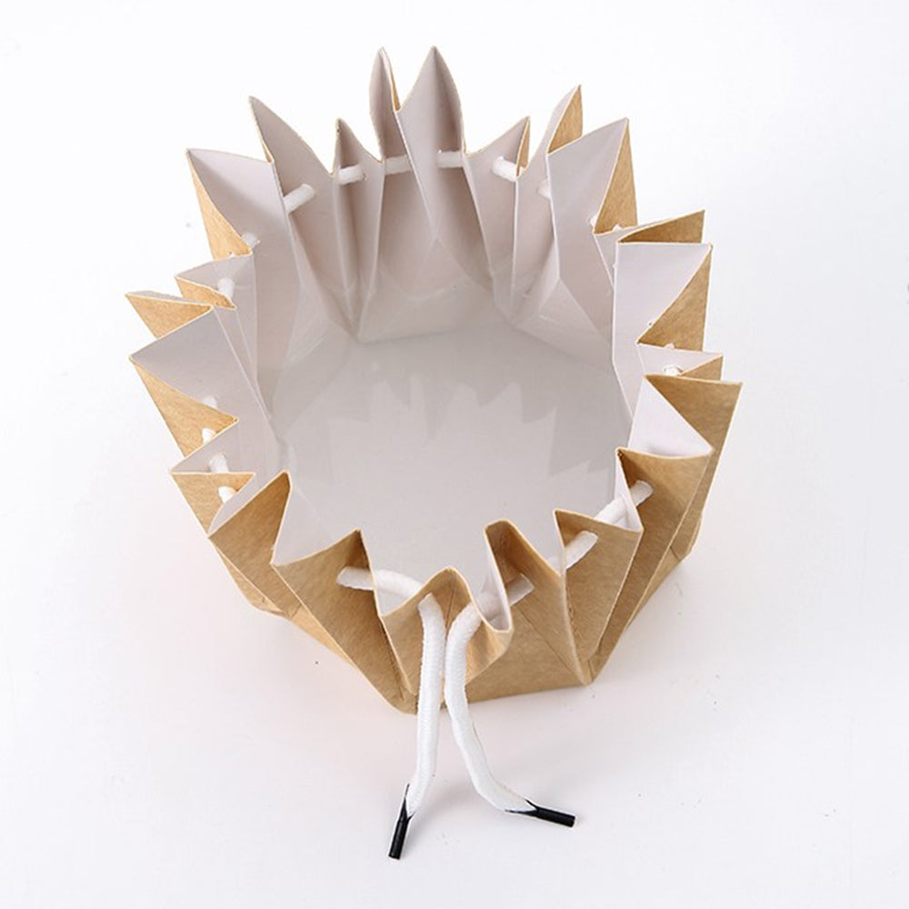 Empaque floral impermeable, caja floral kraft impermeable.