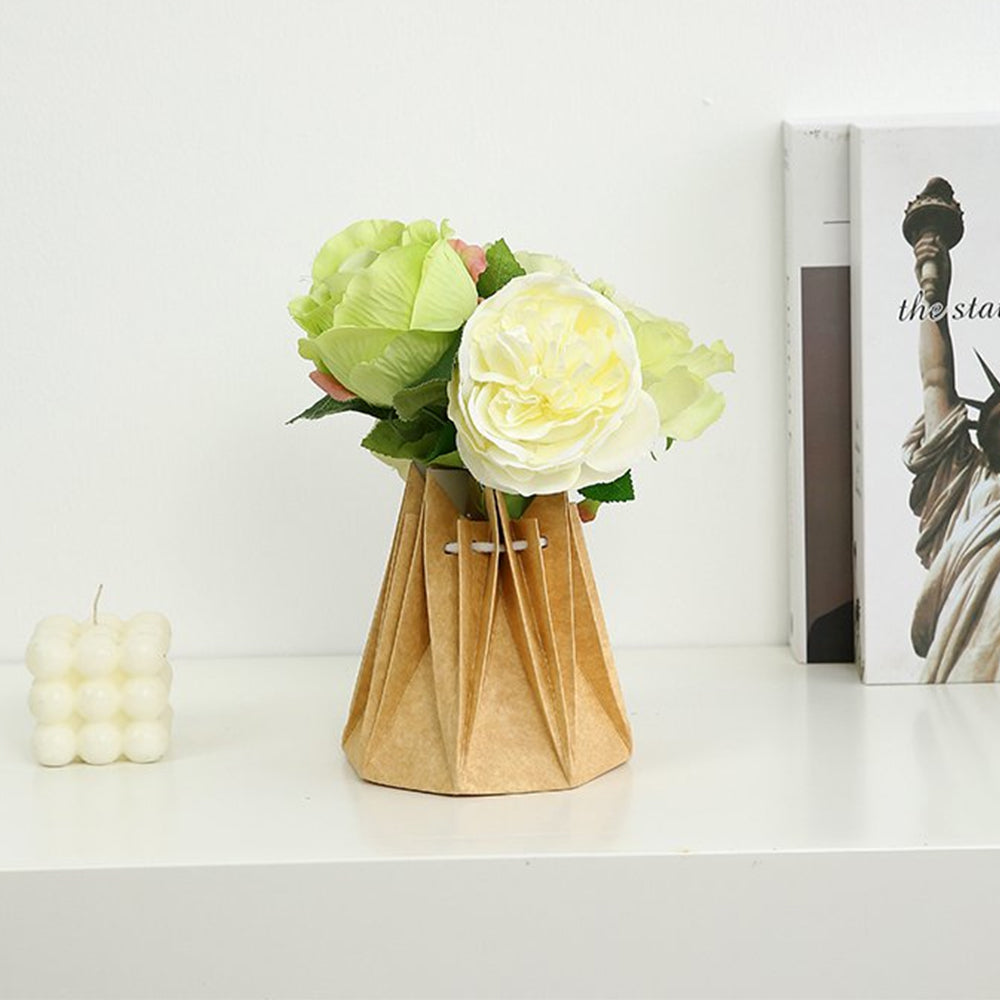 Empaque floral impermeable, caja floral kraft impermeable.