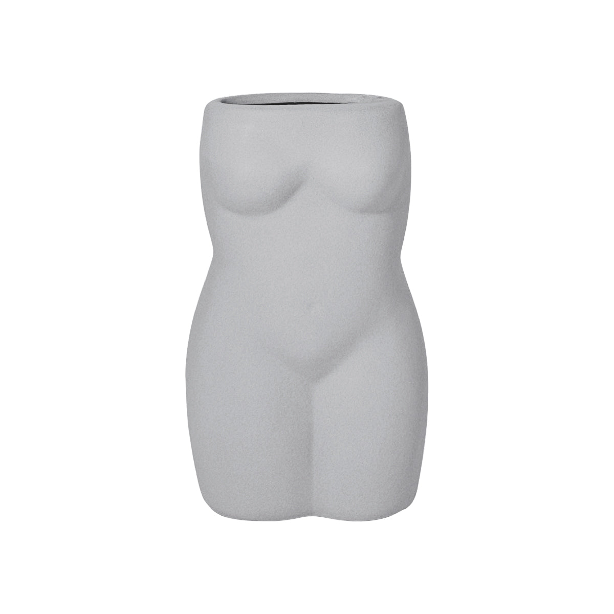 Florero de cerámica en forma de cuerpo femenino mate Set 3 piezas