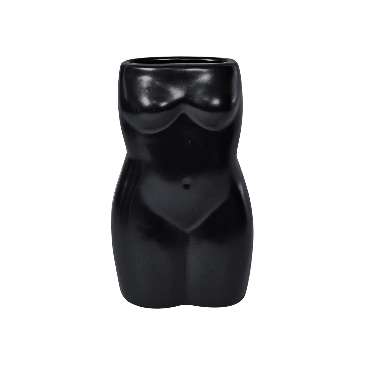 Florero de cerámica en forma de cuerpo femenino mate Set 3 piezas