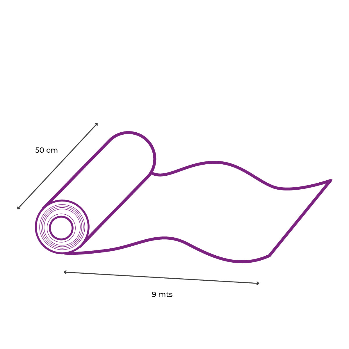 Papel celofán para flores tornasol 9 mts