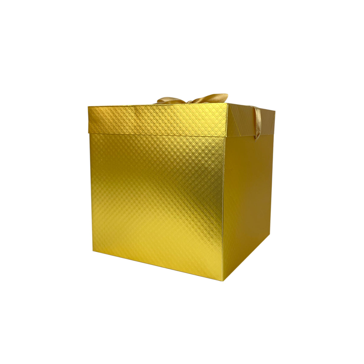 Caja para regalo navideña con moño