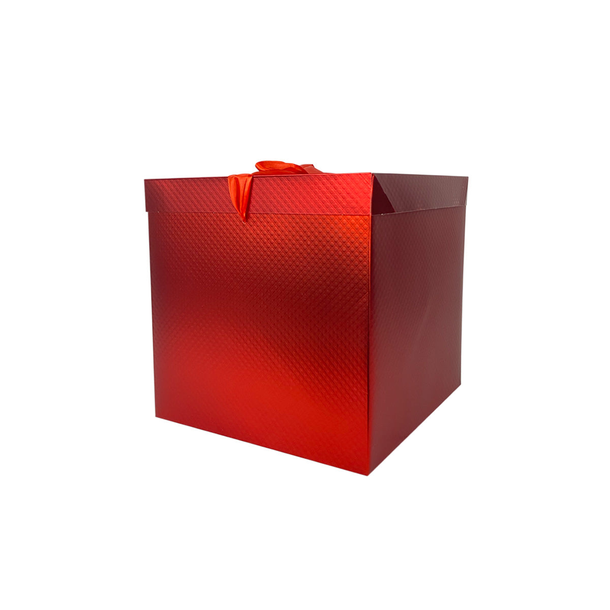 Caja para regalo navideña con moño