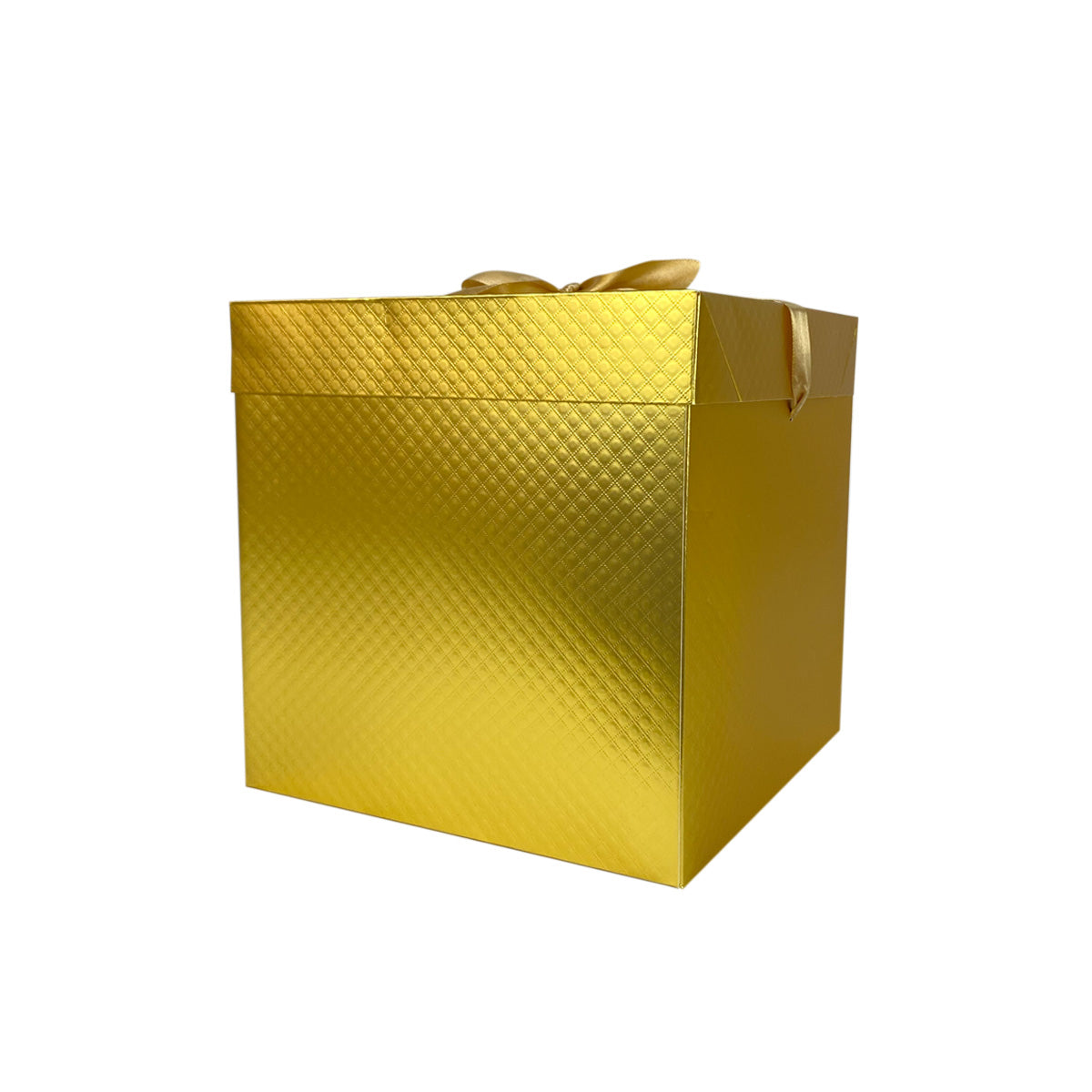 Caja para regalo navideña con moño