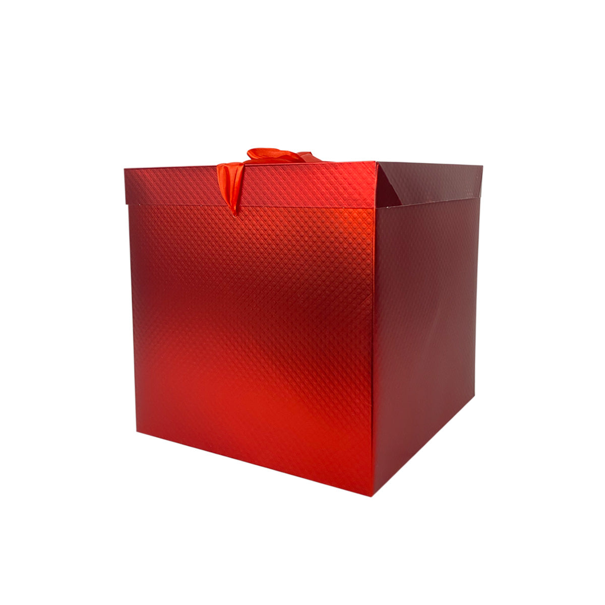 Caja para regalo navideña con moño