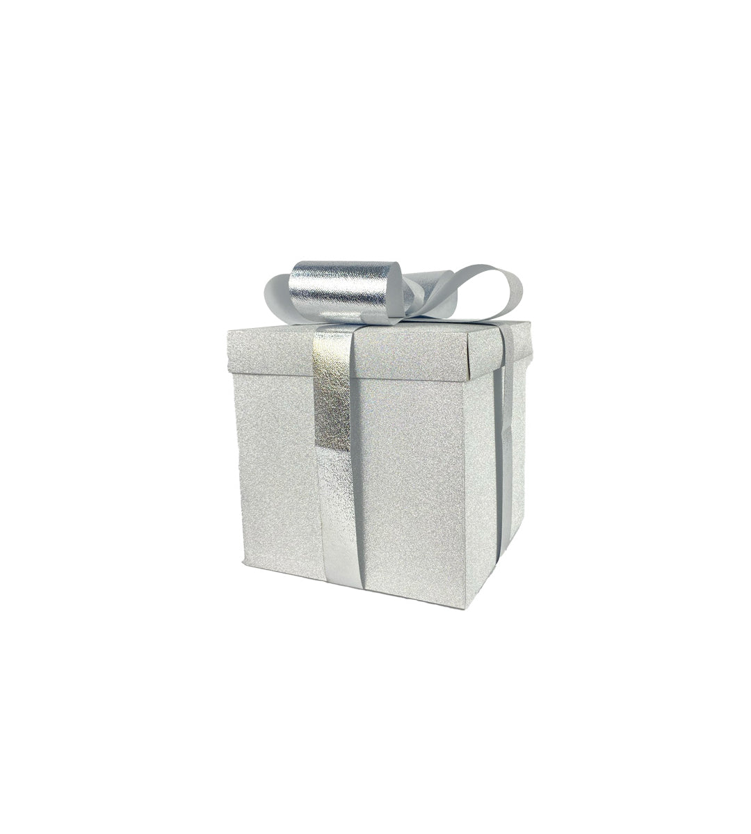 Caja para regalo navideña con moño 3D