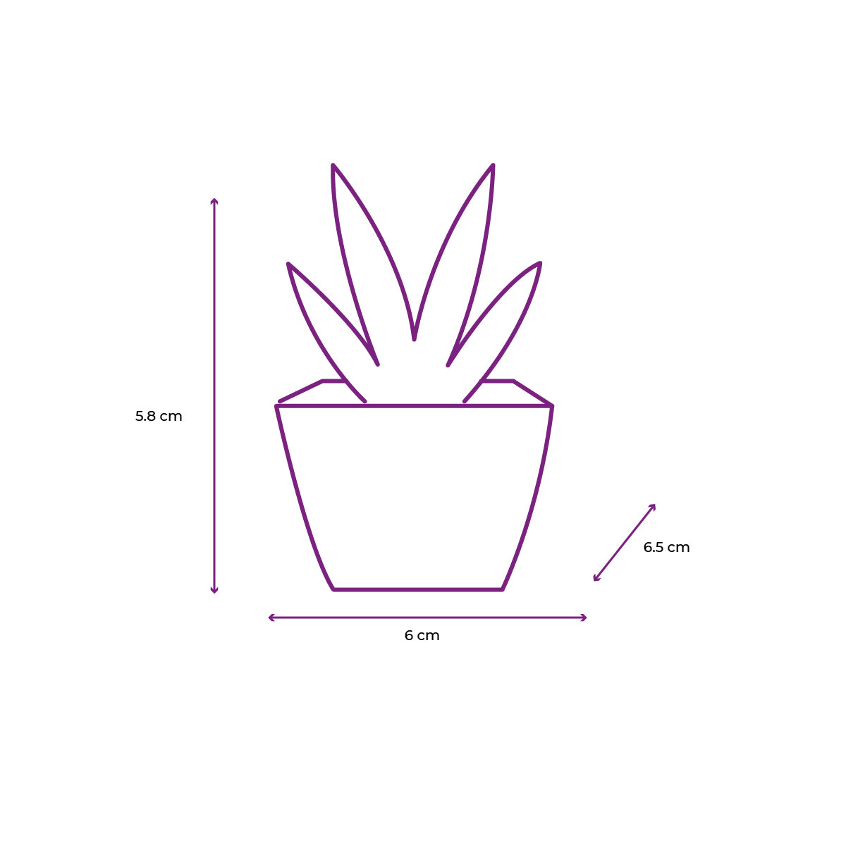 12 Pzas planta Suculenta Artificial - 1