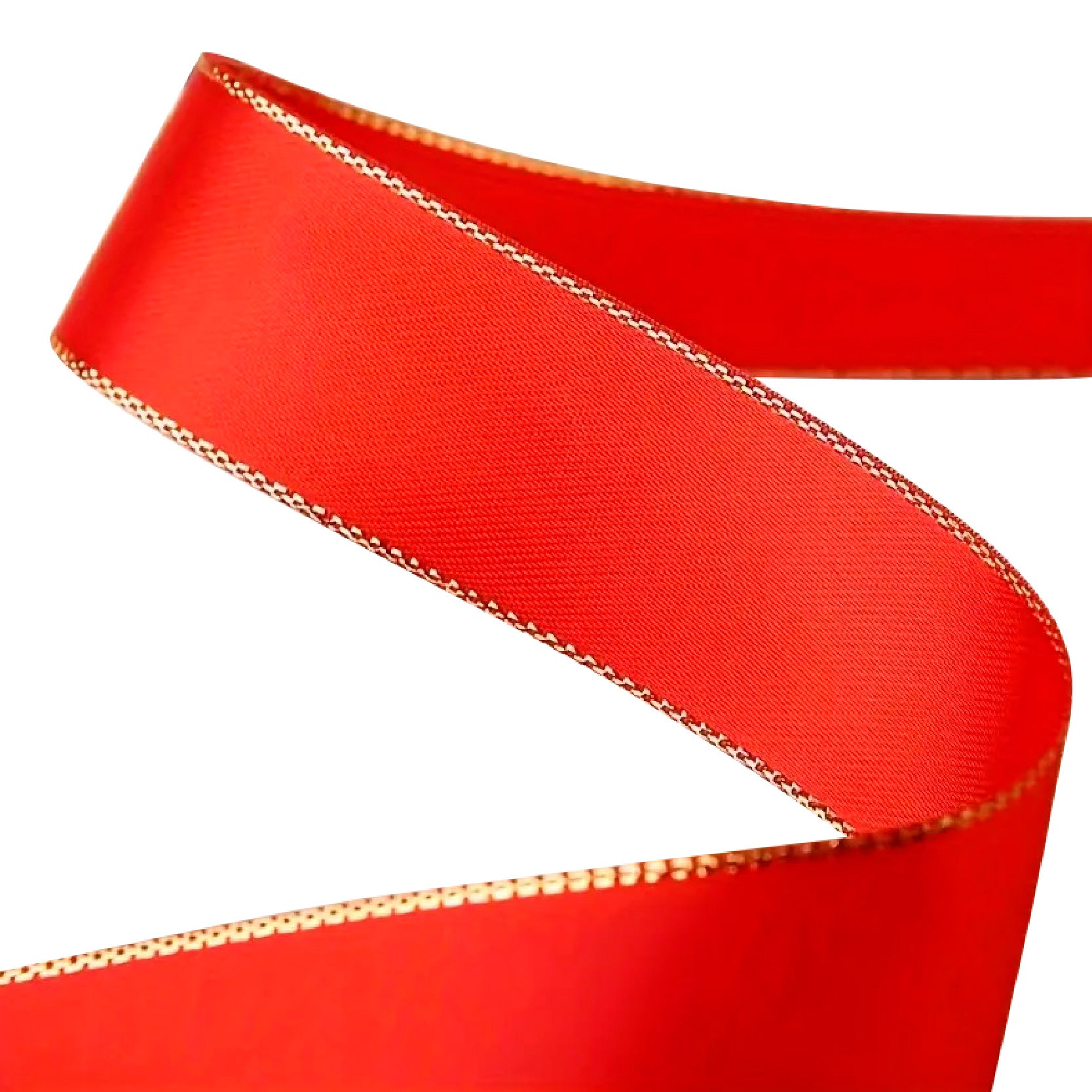 Listón satinado con dorado