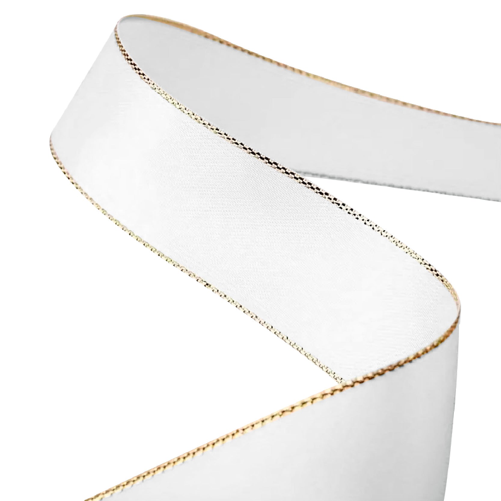 Listón satinado con dorado