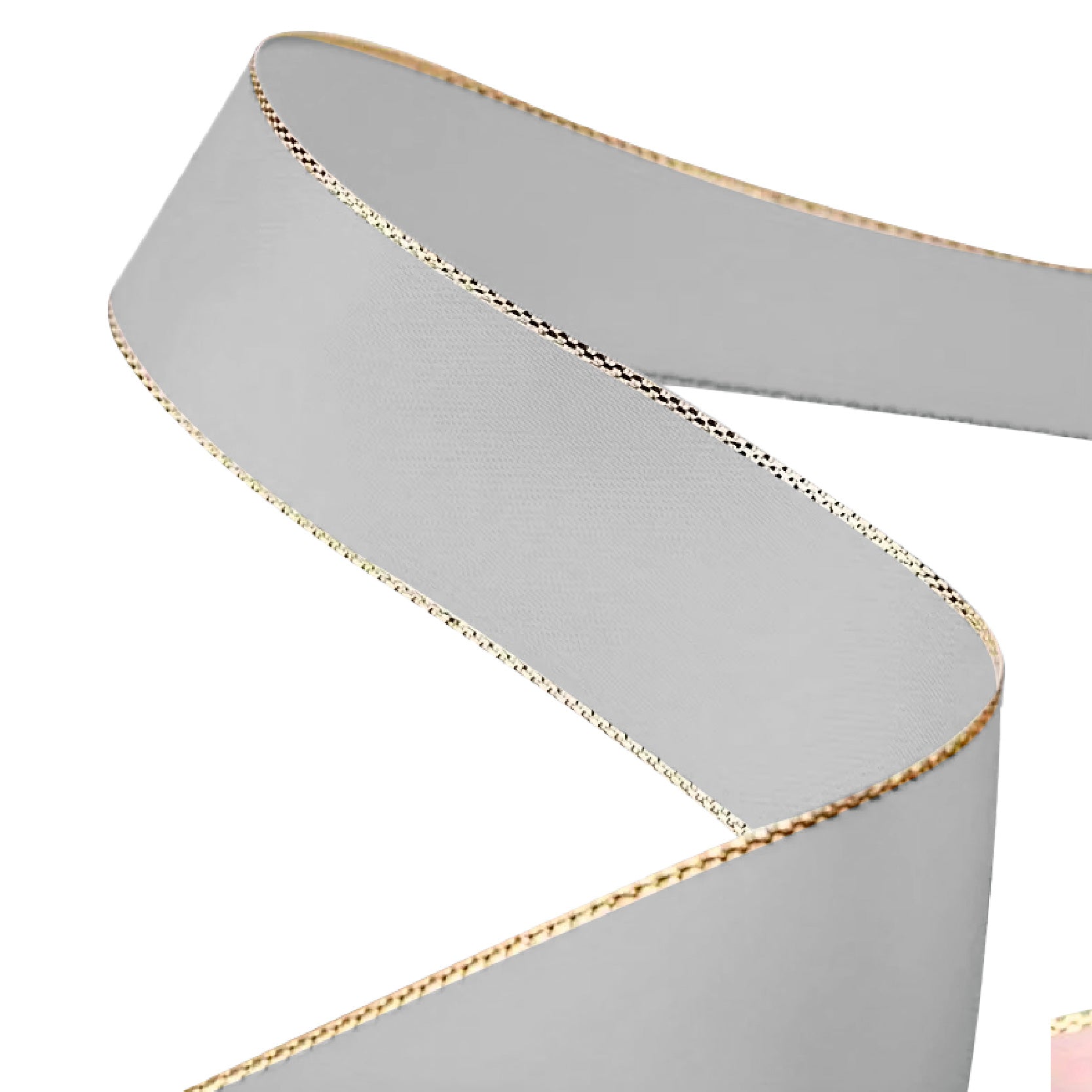 Listón satinado con dorado