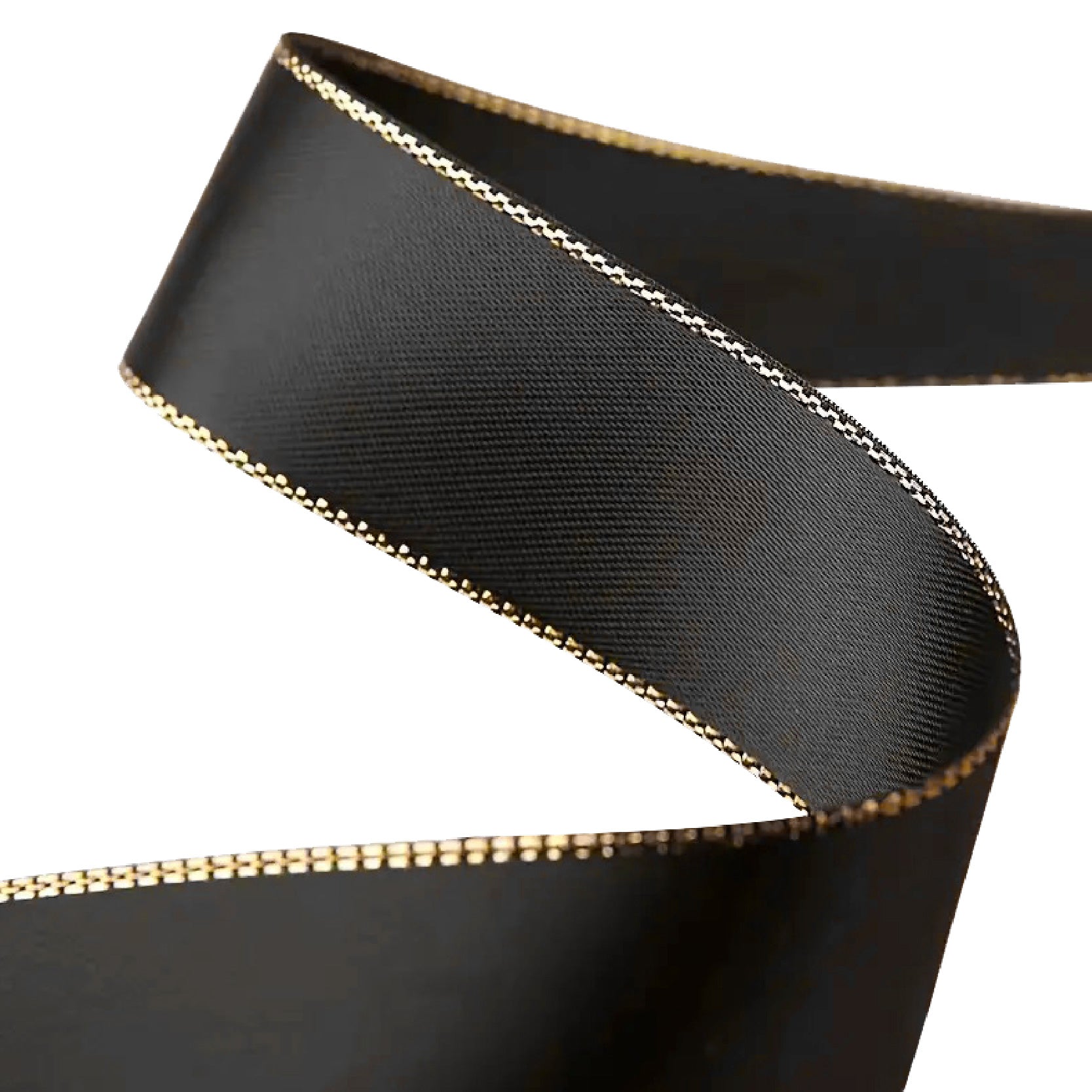 Listón satinado con dorado