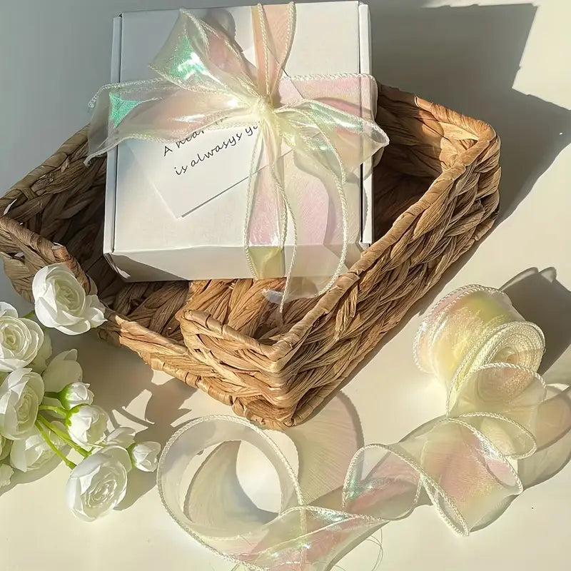 Listón de organza tornasol