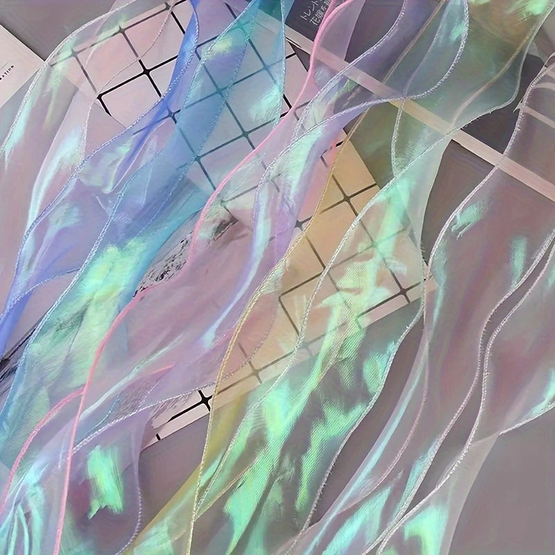 Listón de organza tornasol