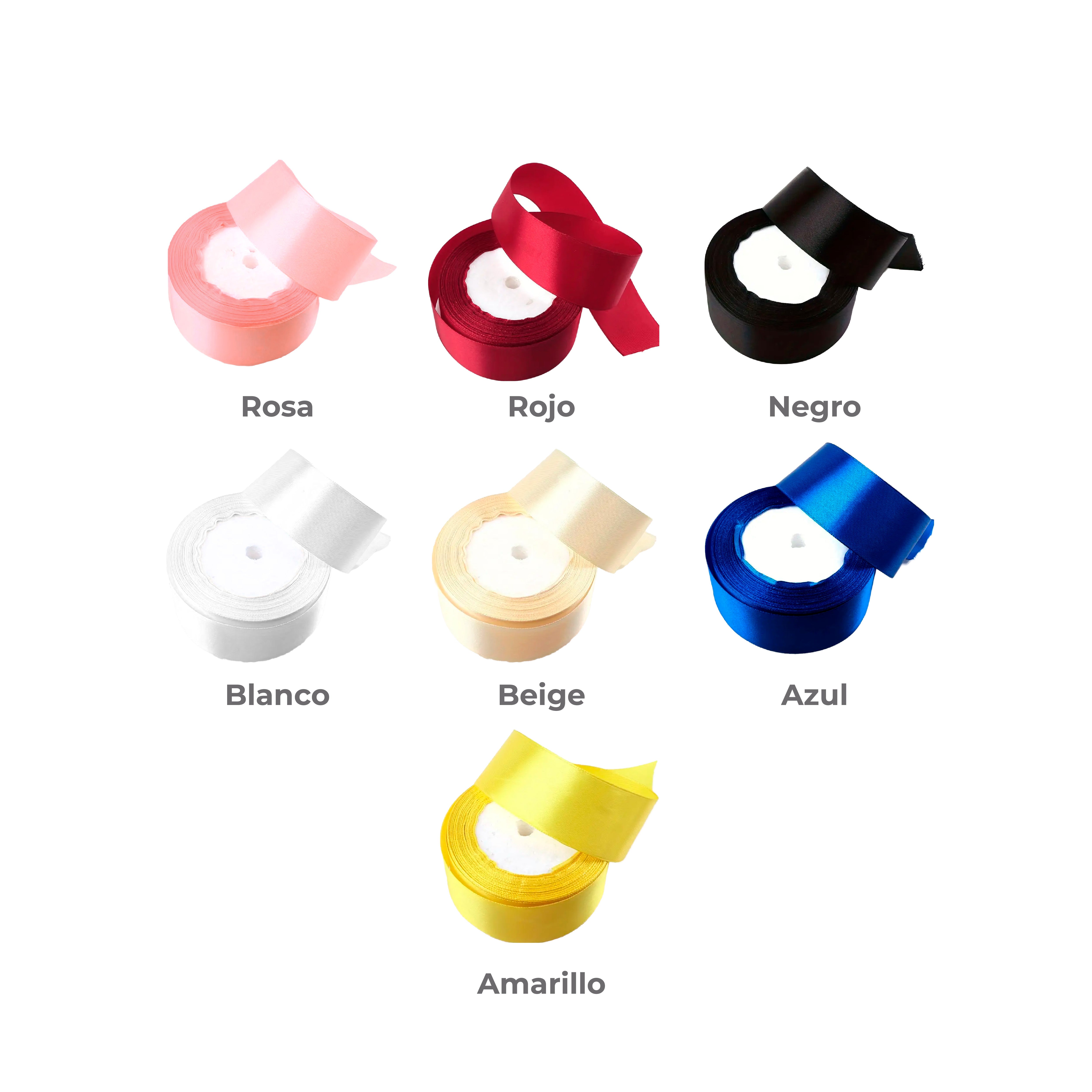 Listón satinado 3.8 cm