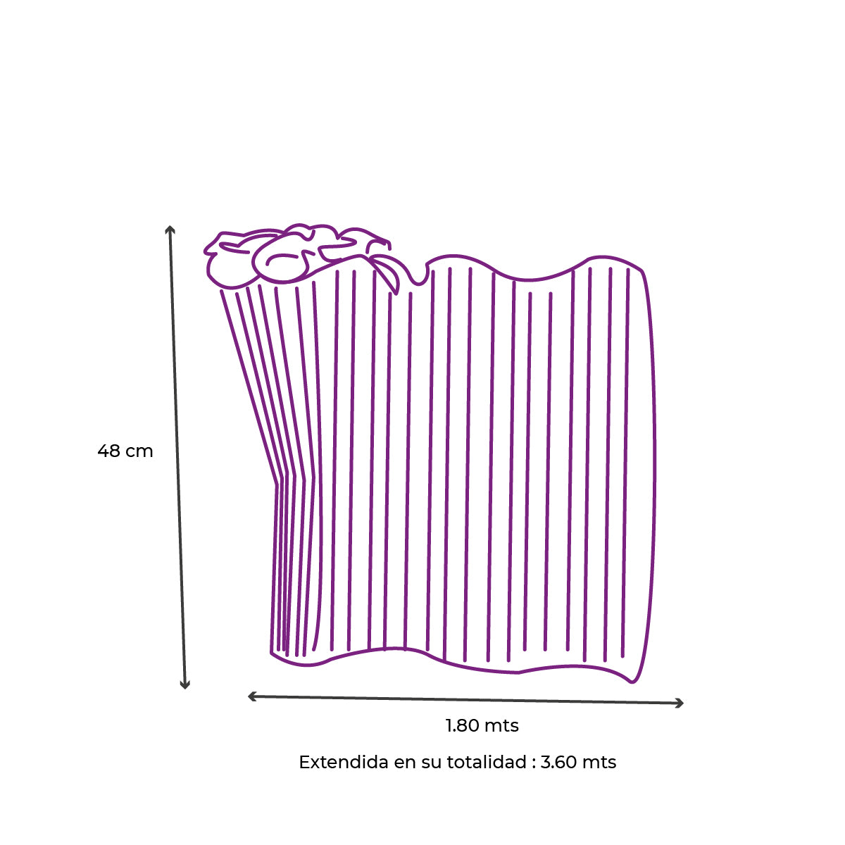 Malla para bouquet floral orilla dorada 48 cm x 3.2 mts
