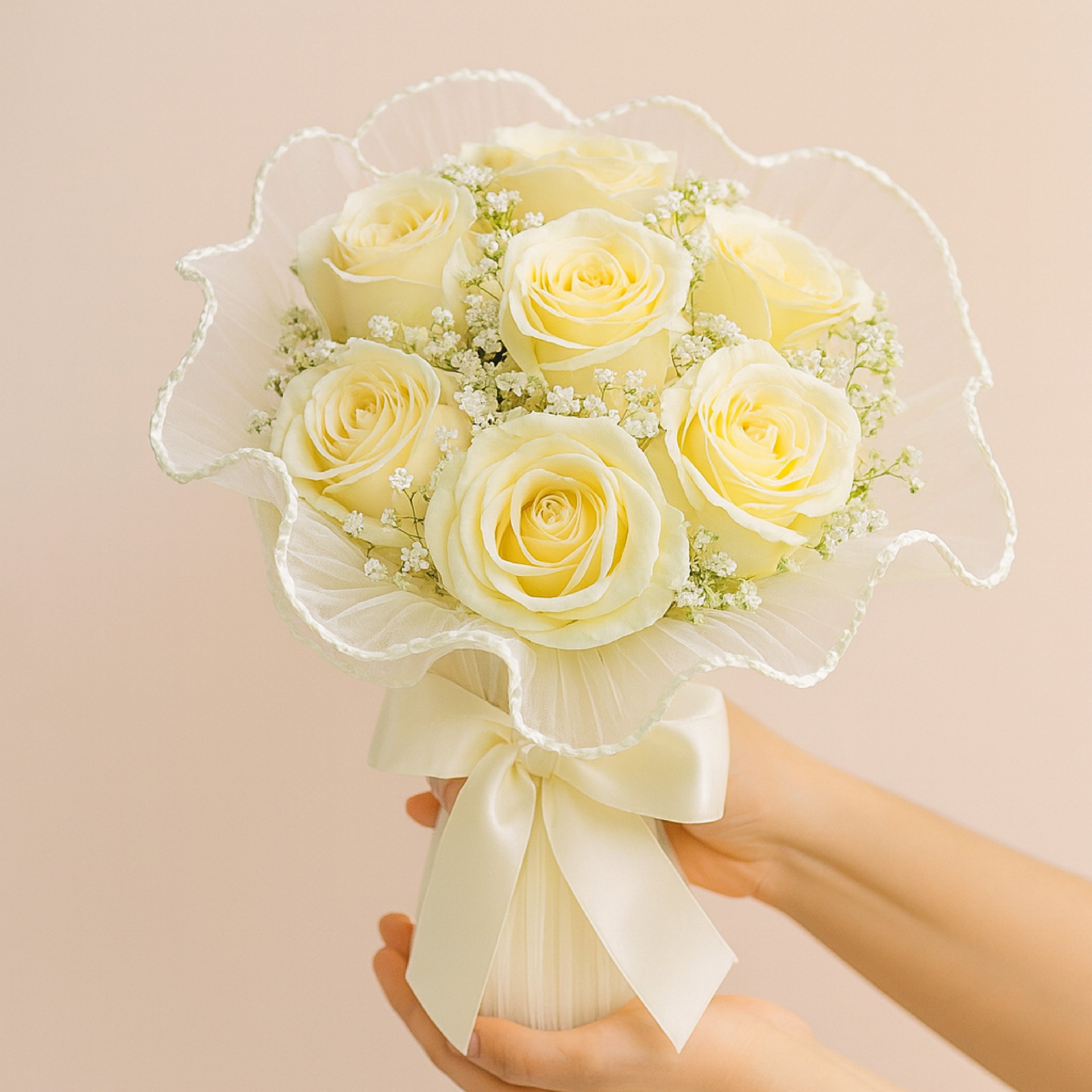 Malla para bouquet floral