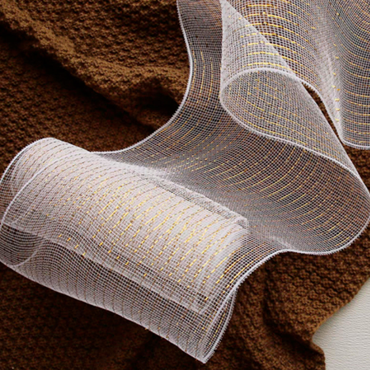 malla para decorar pino