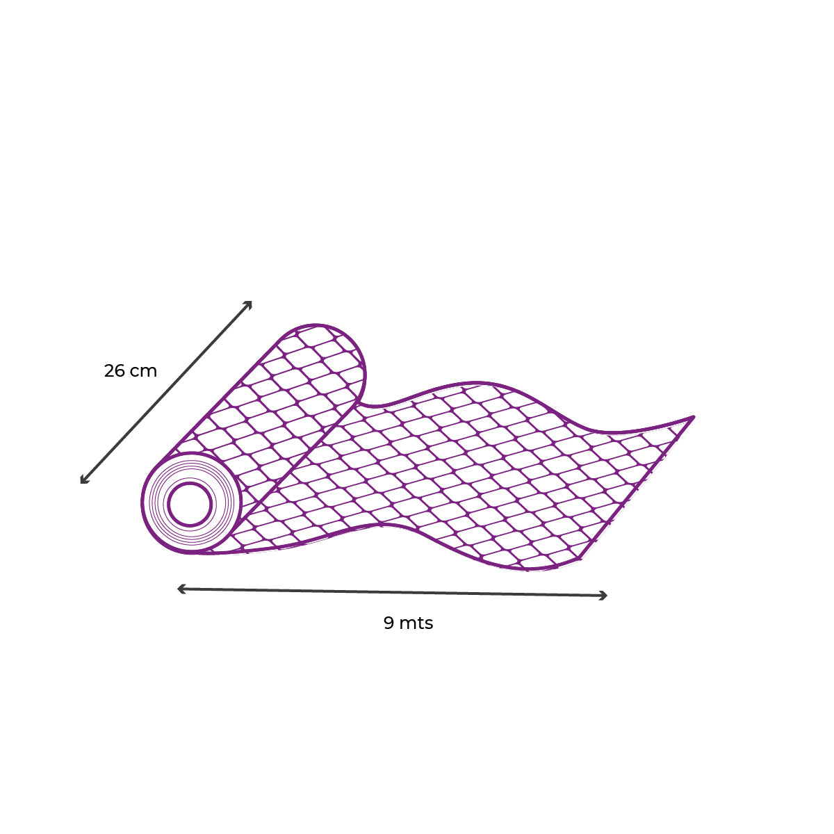 Malla decorativa navideña 9 metros