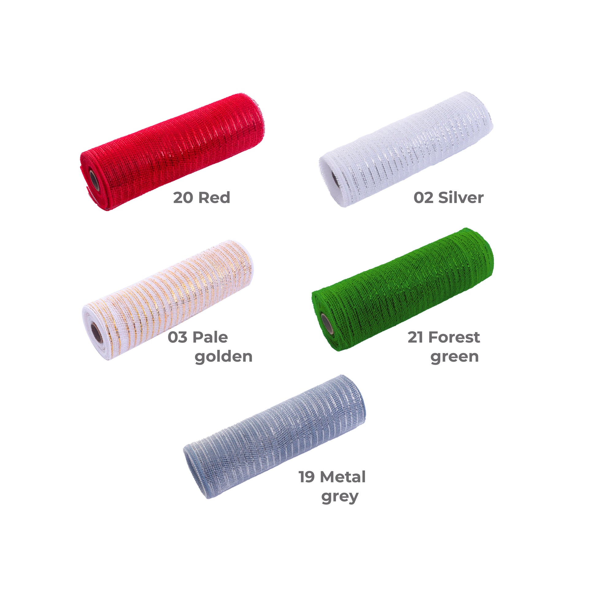 malla para decorar pino