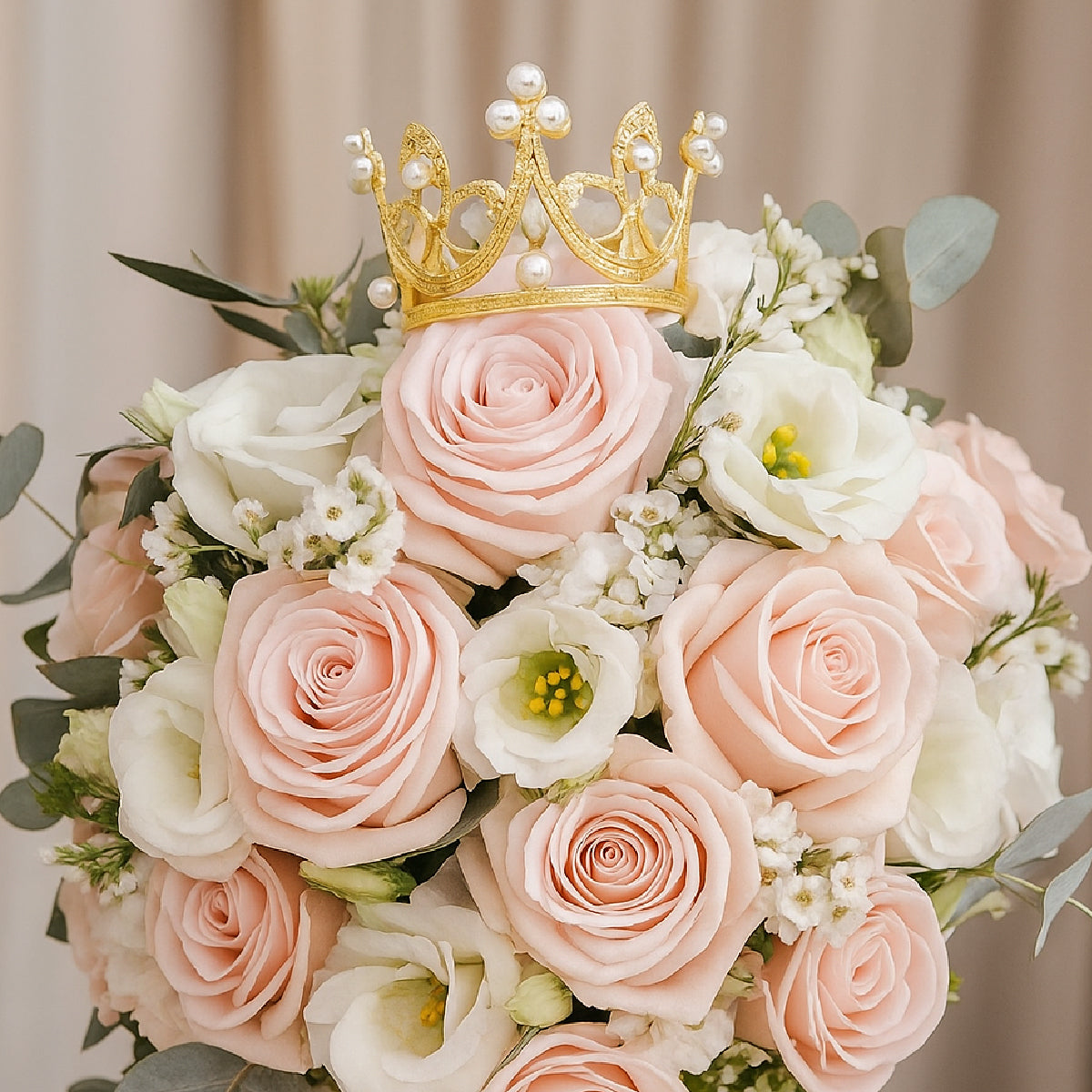 Mini corona decorativa para ramos