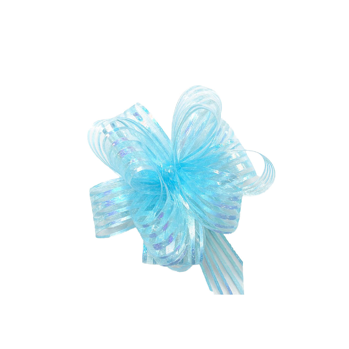 Moño mágico traslucido 12x12 20 Piezas