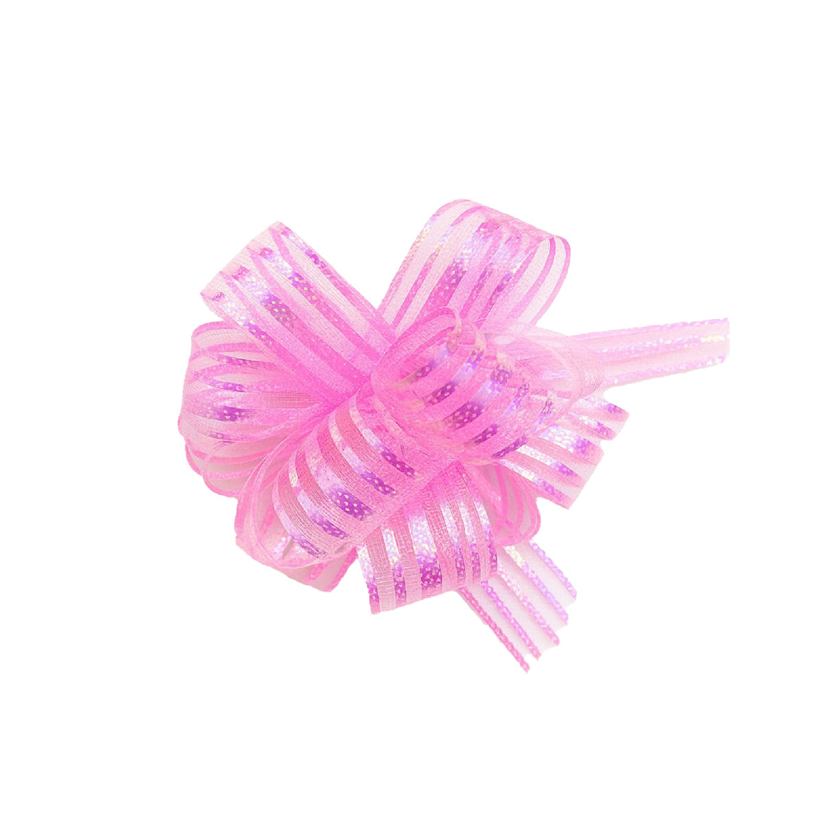 Moño mágico traslucido 12x12 20 Piezas