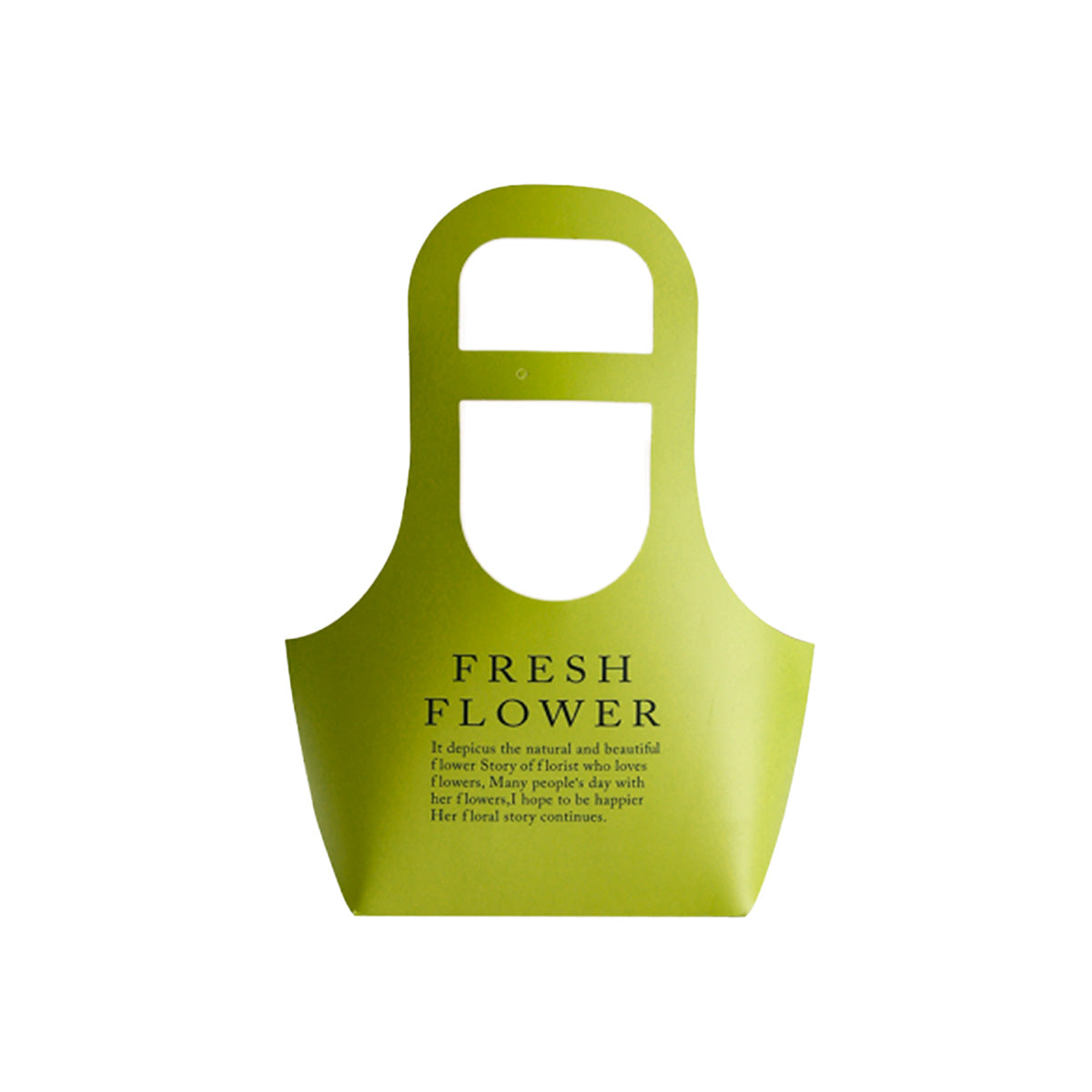 Bolsa de cartón para flores tipo canasta | Paq. 10 piezas