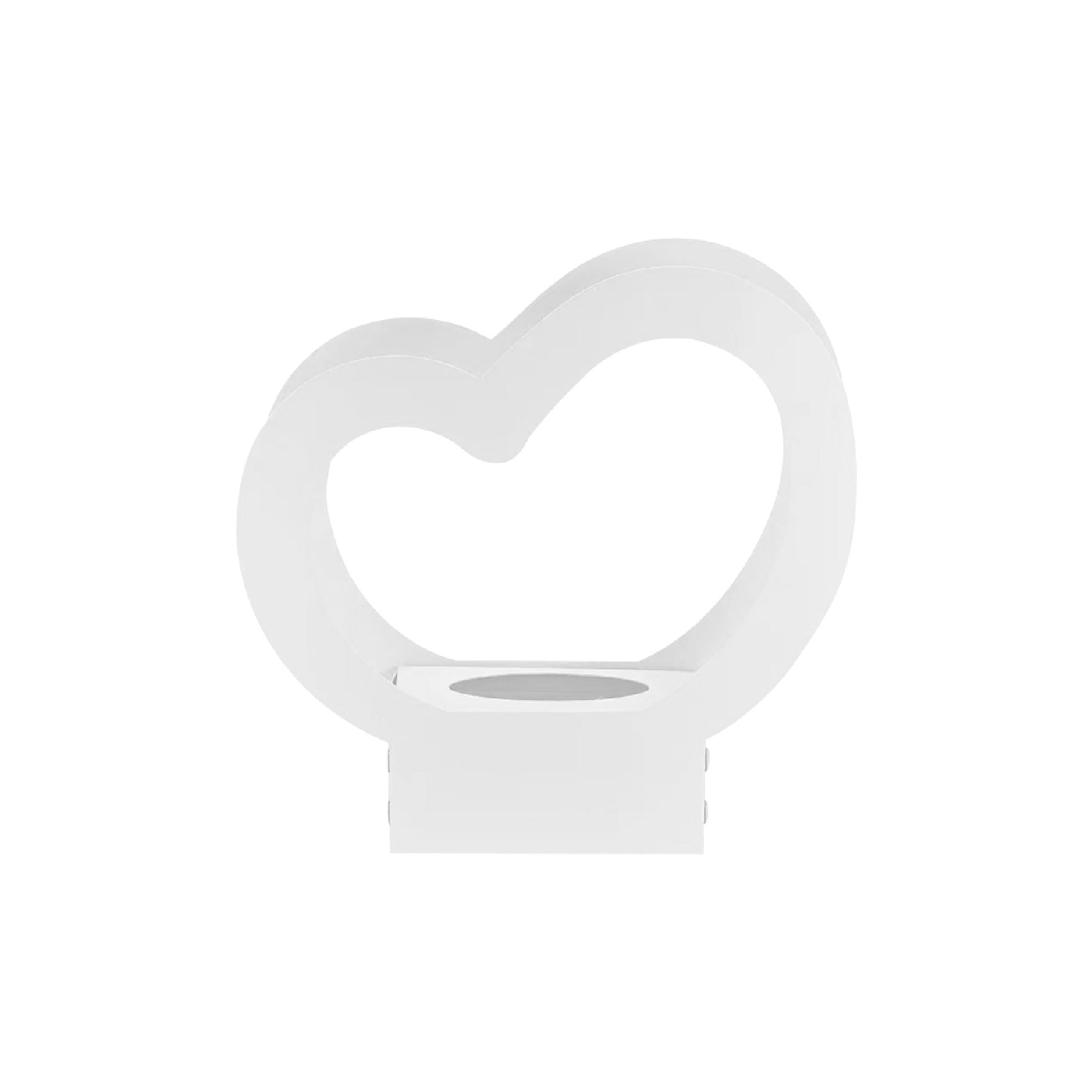 Bolsa de cartón en forma de corazón para flores, paquete de 10 piezas en color blanco