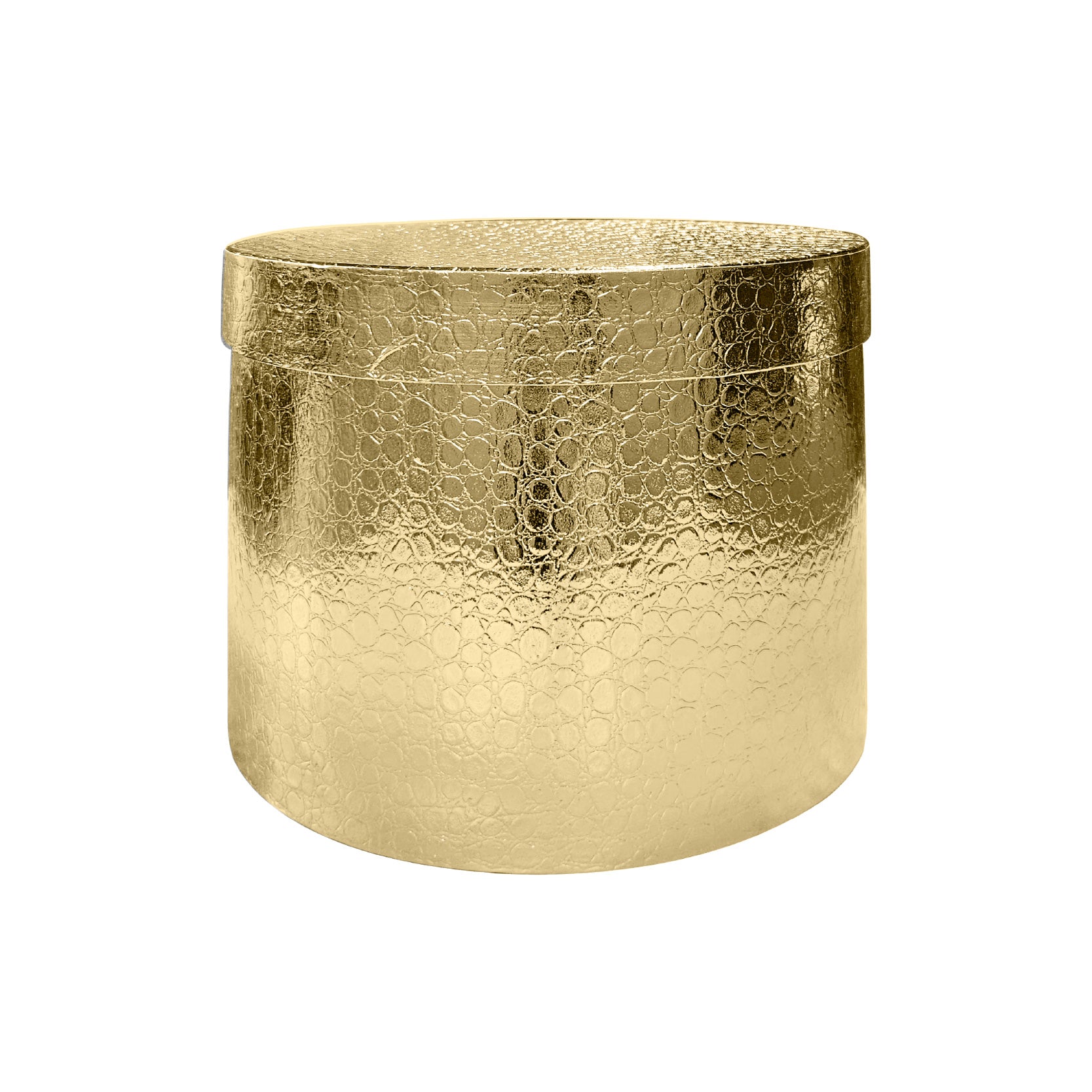 Caja floral en forma de cilindro, caja de cartón rígido para arreglos florales