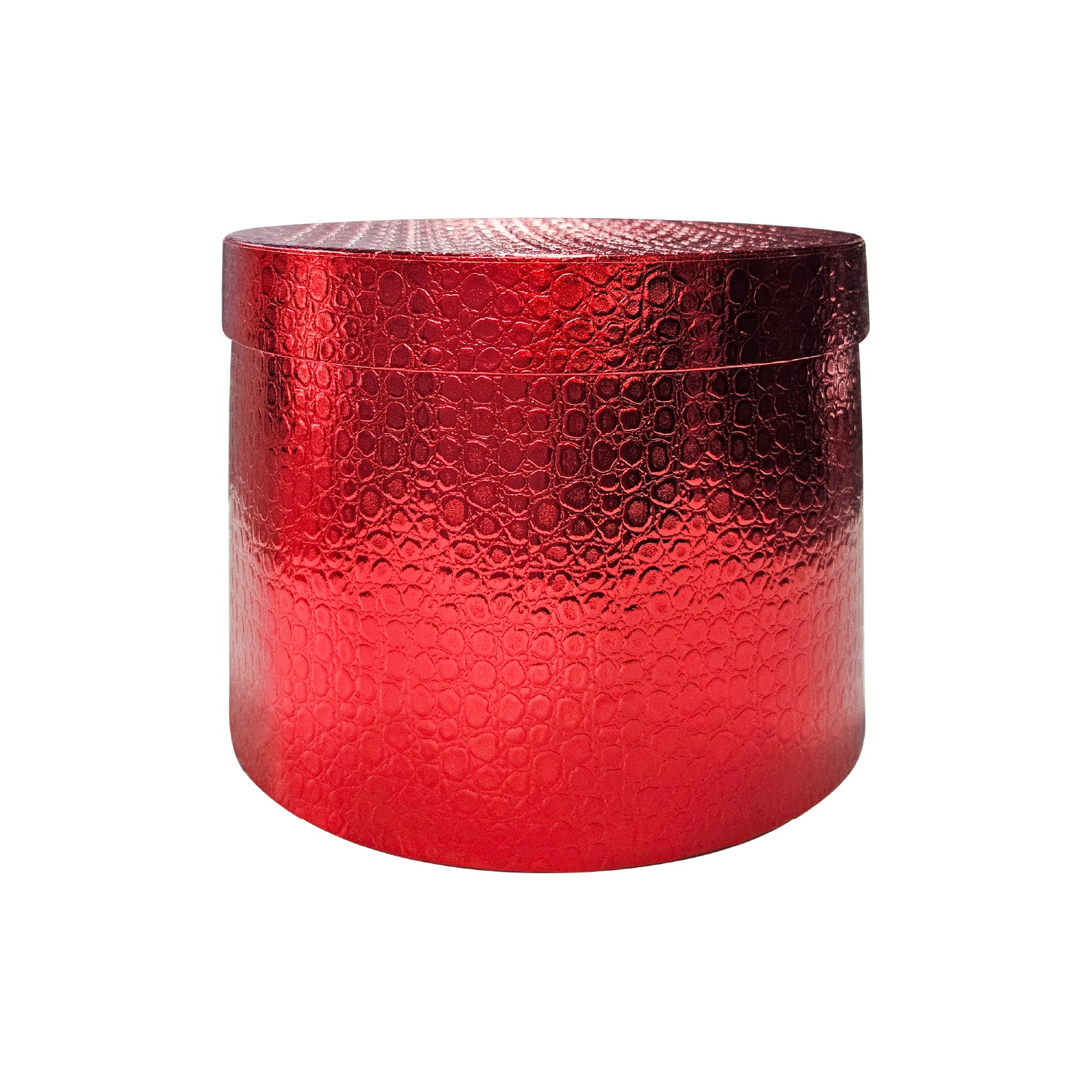 Caja floral en forma de cilindro, caja de cartón rígido para arreglos florales