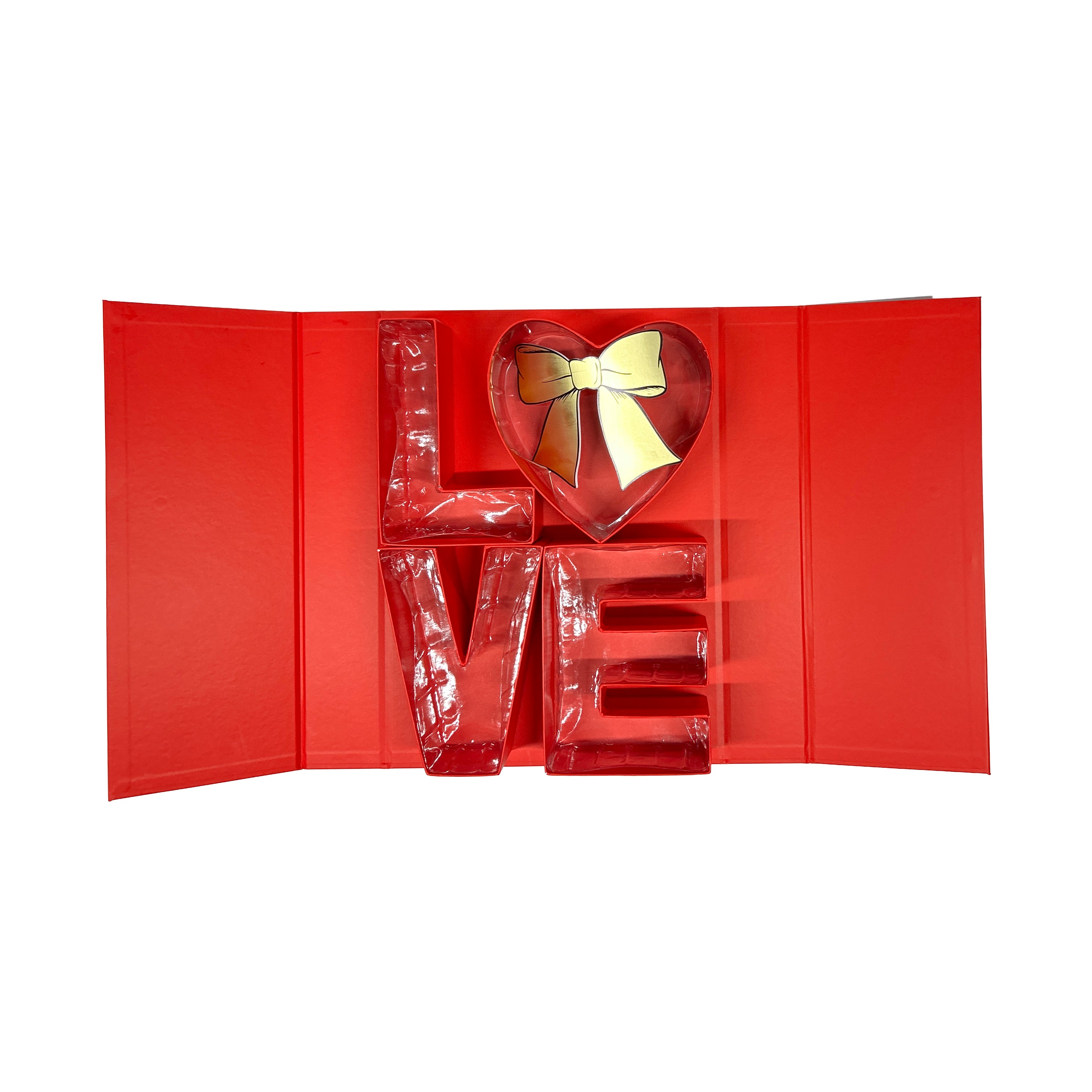 Caja floral letras LOVE, caja floral para arreglos florales 