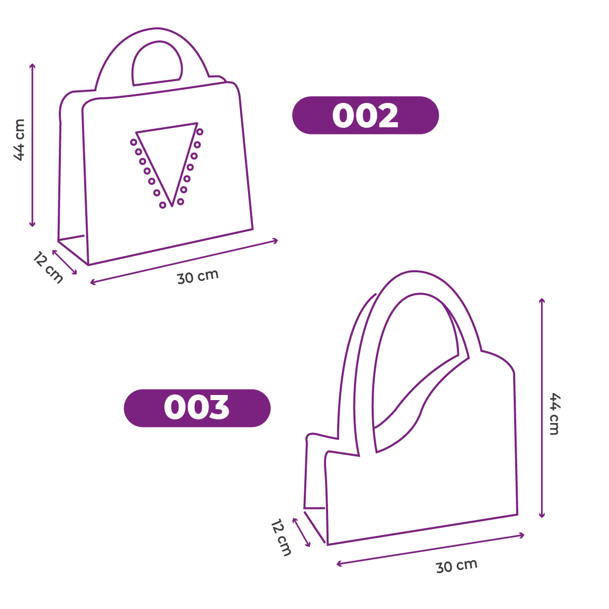 Bolsa transparente de plástico para flores paq. 10 pzs.