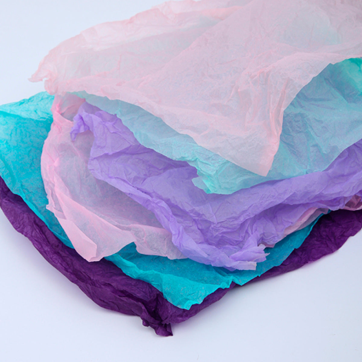 Papel china tipo seda paquete de 40 pliegos en varios colores