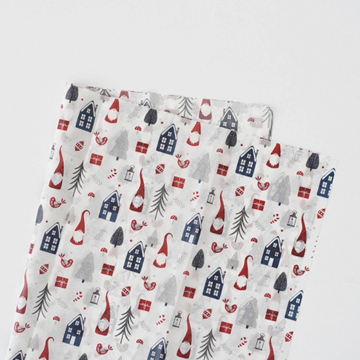 Papel tipo seda navideño paquete de 10 pliegos con diseños variados para arreglos florales, ramos y flores.