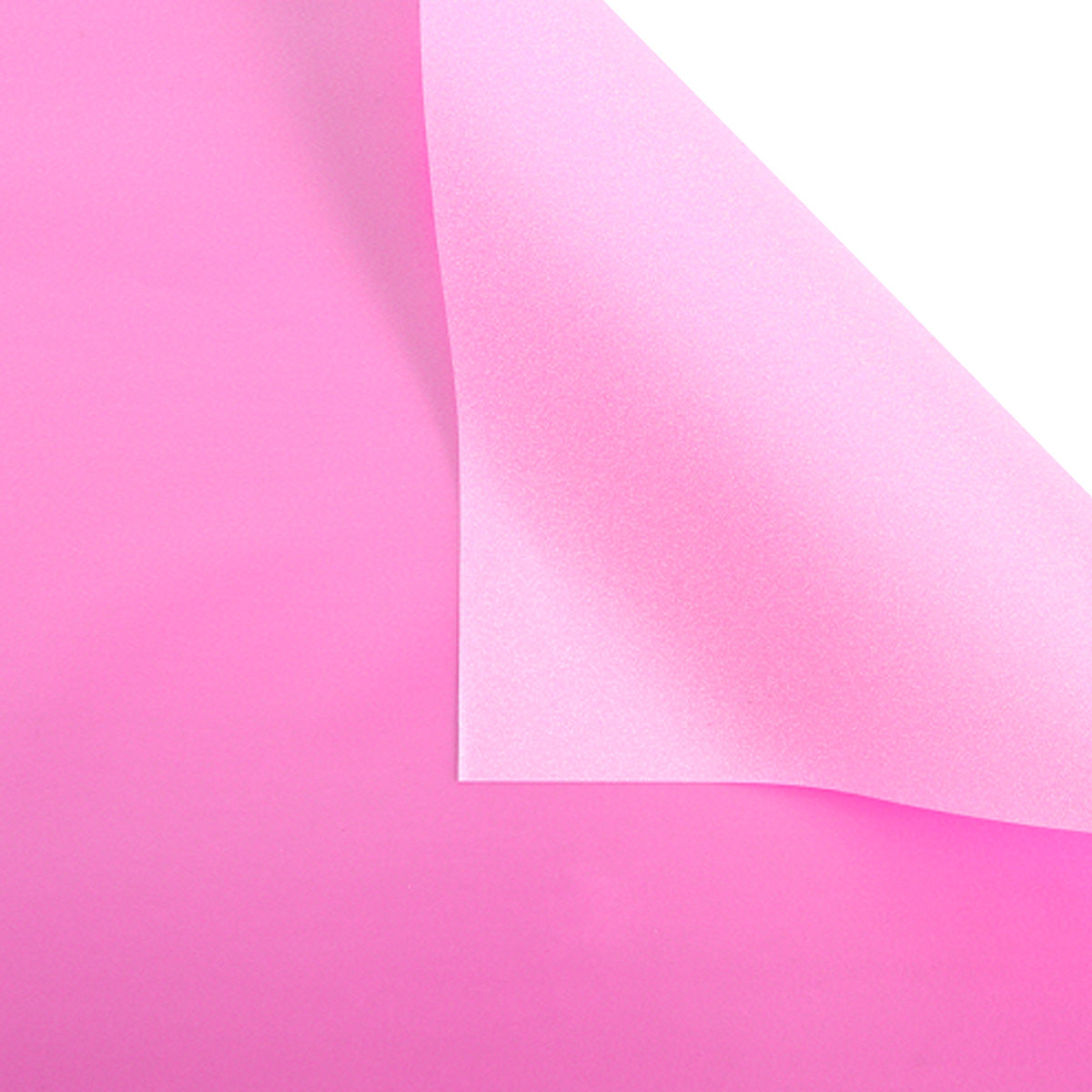 Papel glitter metálico doble vista para envolver ramos florales color rosa