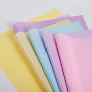 Papel para ramos florales doble vista glitter–metálico paquete 20 pliegos 50x70 cm