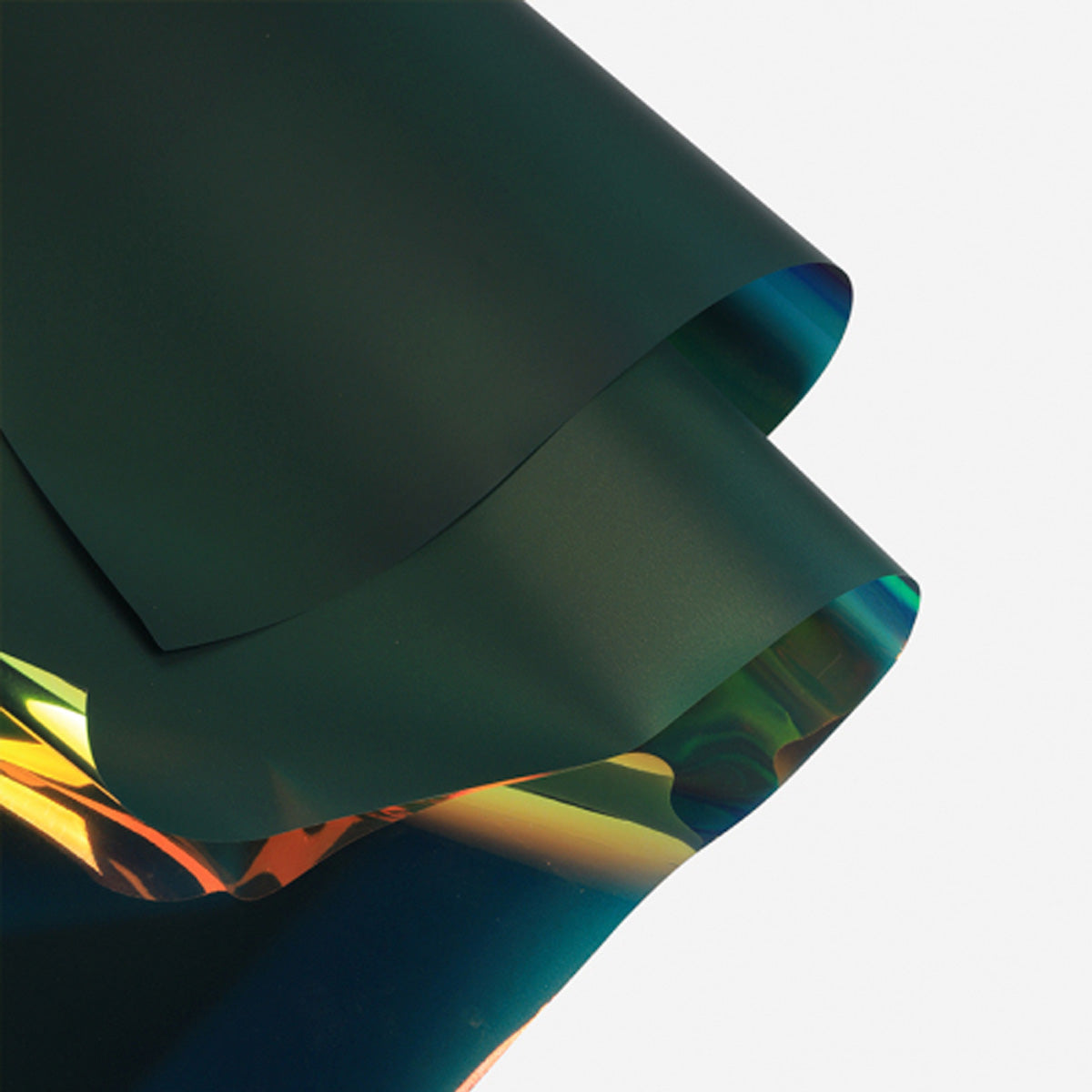 Papel celofán coreano tornasol negro