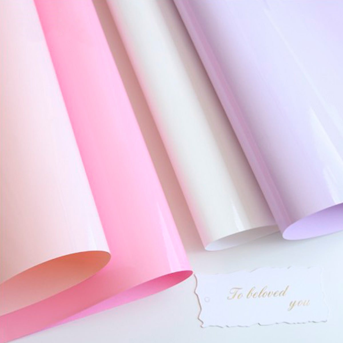 Papel para ramos colores pastel
