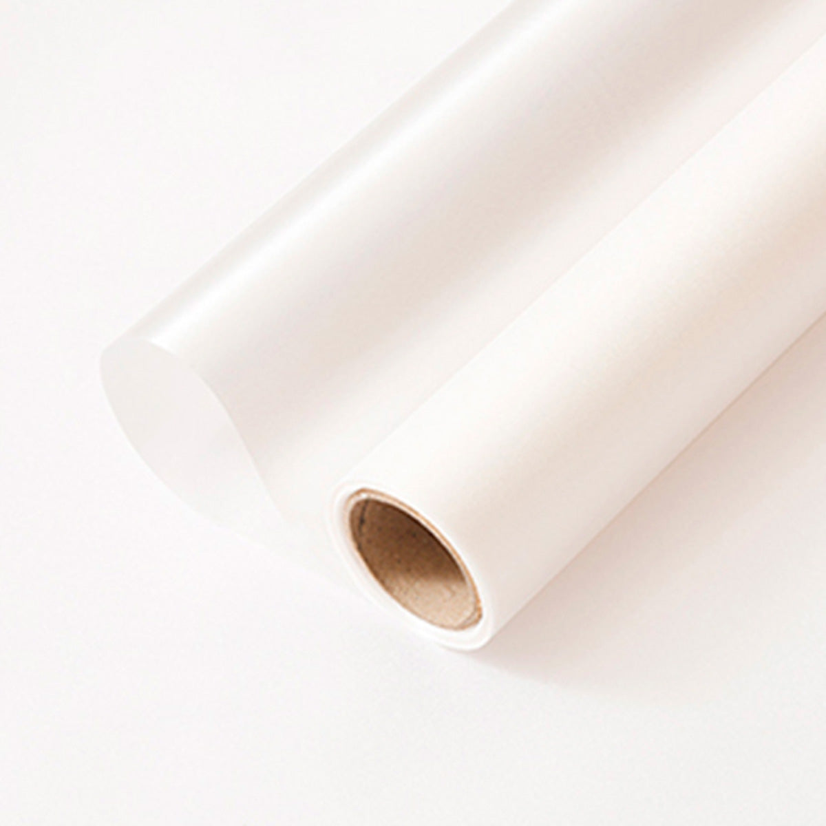 Papel plástico blanco para ramos
