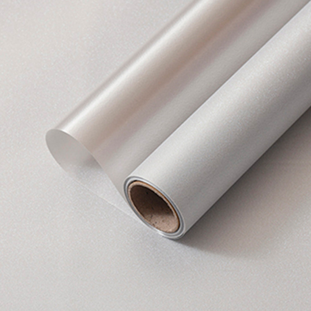 Papel plástico blanco para ramos