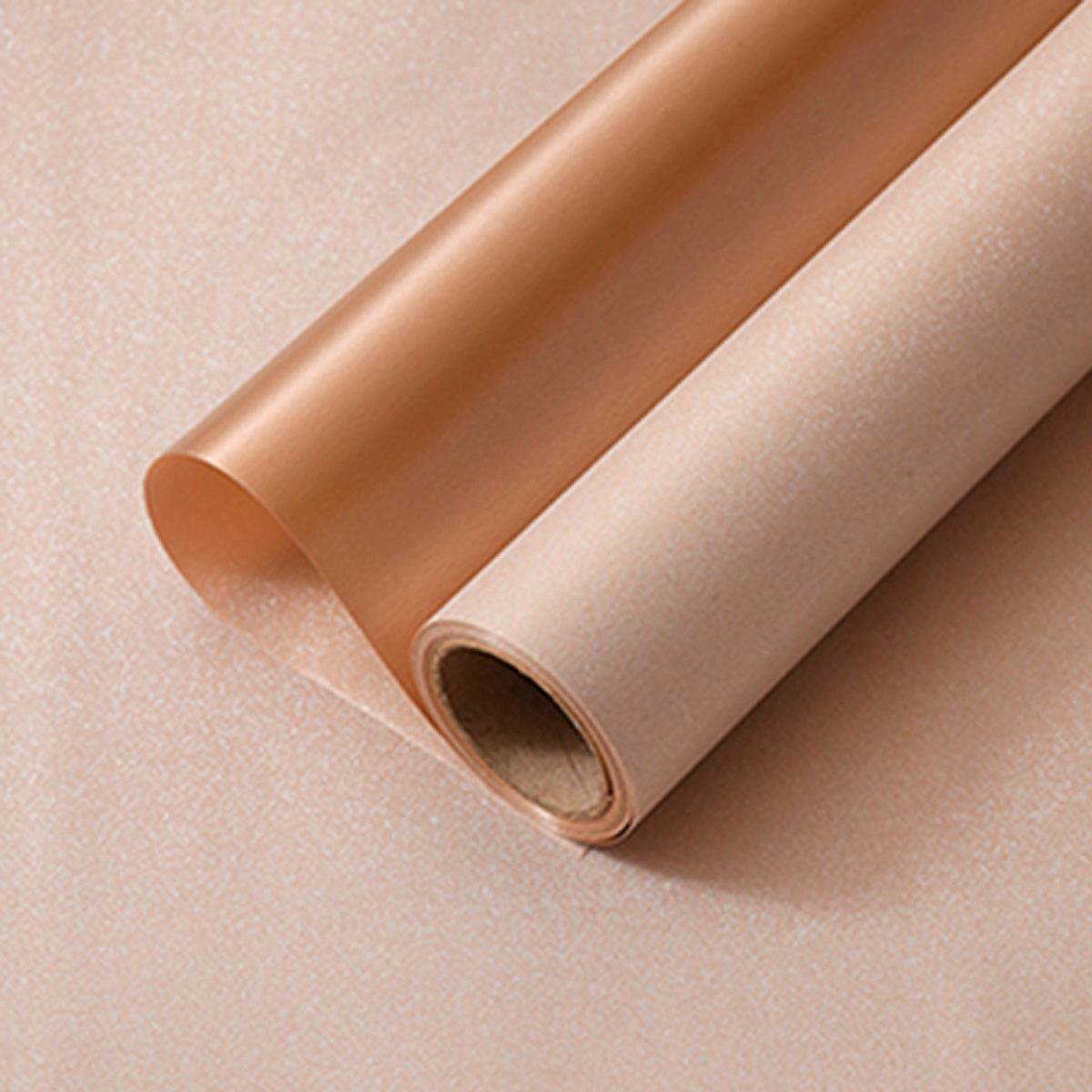 Papel plástico beige para ramos