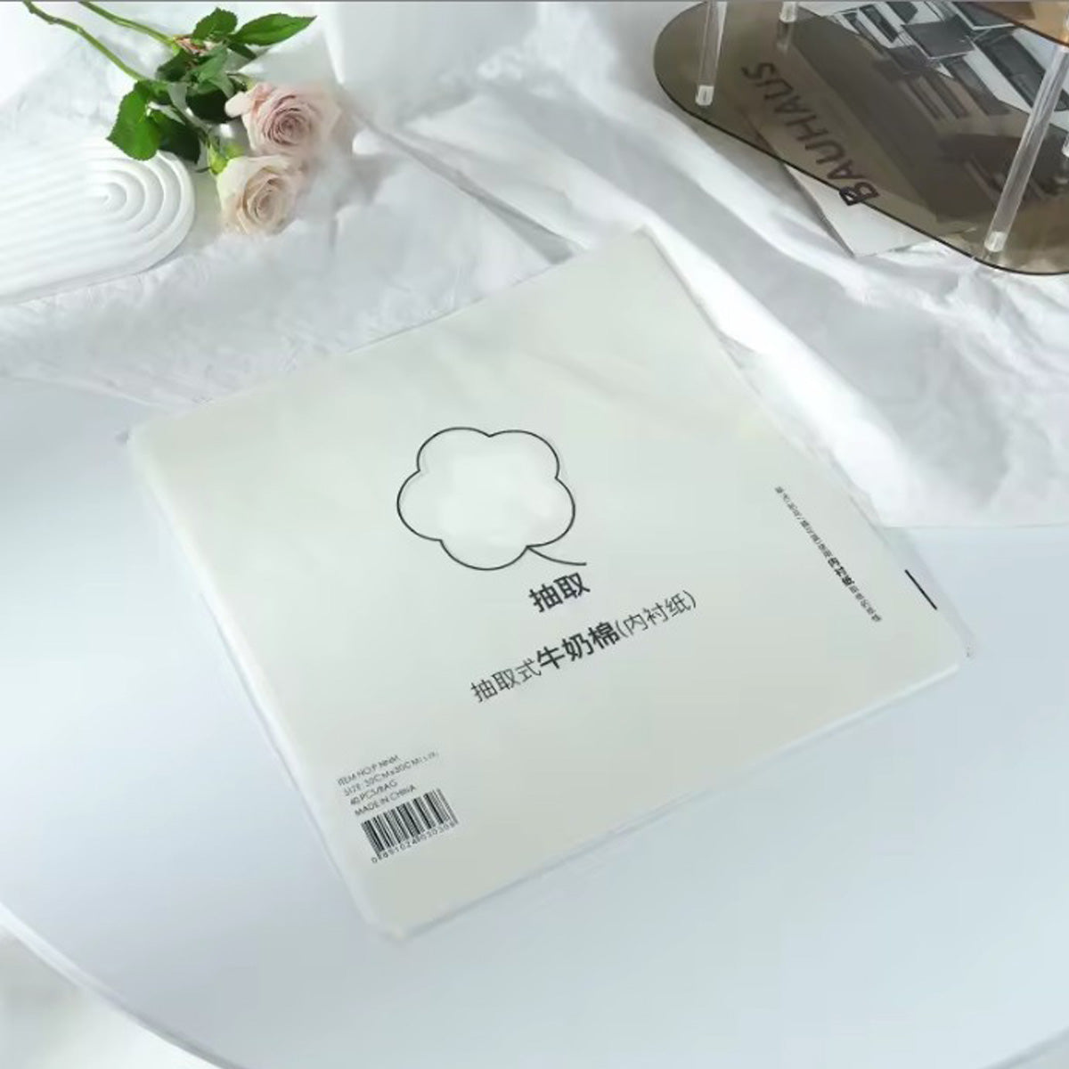 Papel Seda Impermeable Pellón Coreano Para Ramo Floral | 40 Hojas Seda