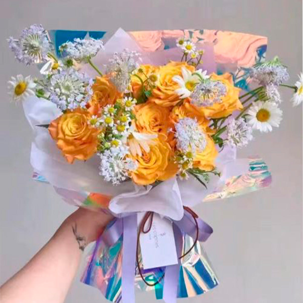 papel celofan para flores