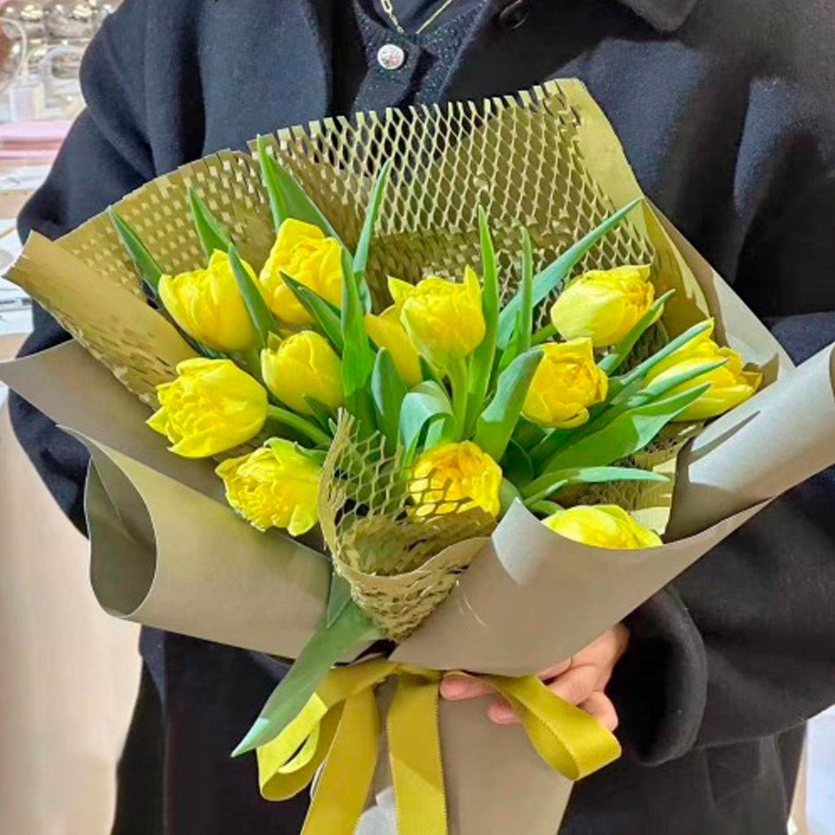 Papel perforado en rollo para envolver ramos florales